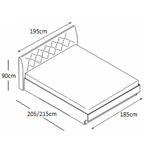 Легло БРИЗ 180x190 DIOMMI 45-014  Легло БРИЗ 180x190 DIOMMI 45-014