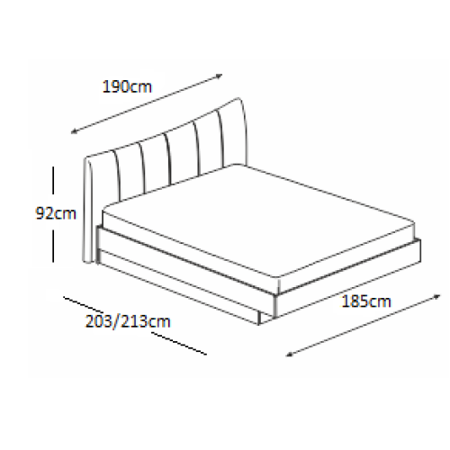 Легло МОКА 180x190 DIOMMI 45-123 Легло МОКА 180x190 DIOMMI 45-123