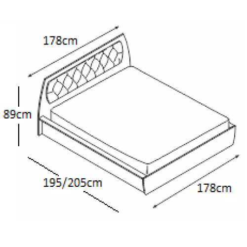 Легло ТАЙС 160x190 DIOMMI 45-044 Легло ТАЙС 160x190 DIOMMI 45-044