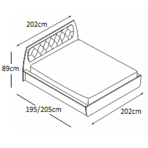 Легло ТАЙС 180x190 DIOMMI 45-045 Легло ТАЙС 180x190 DIOMMI 45-045