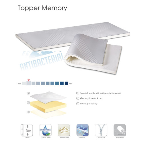 Топ матрак Memory 120x190/200 DIOMMI 44-258 Топ матрак Memory 120x190/200 DIOMMI 44-258
