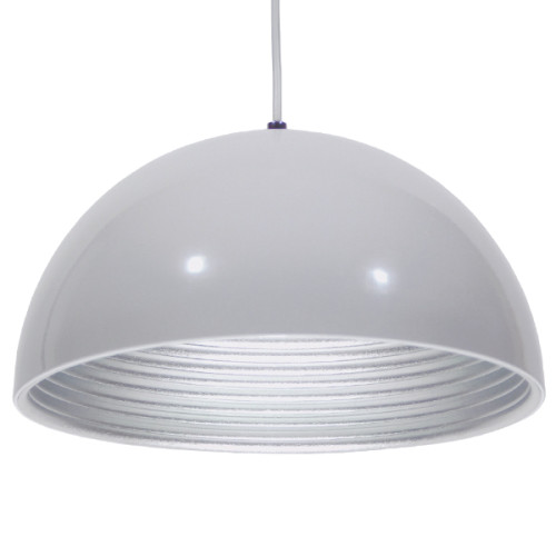 Модерна висяща таванна лампа Единична светлина Бяла метална камбана Φ30 Diommi CHIME WHITE 01030