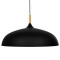 Модерен пендел за таван Единична лампа Черна метална камбана Φ60 Diommi VALLETE ЧЕРЕН 01259
