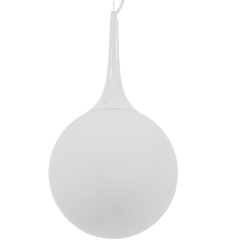 Модерен пендел за таван Единична лампа Бяло стъкло Φ25 Diommi SPHERE 01143