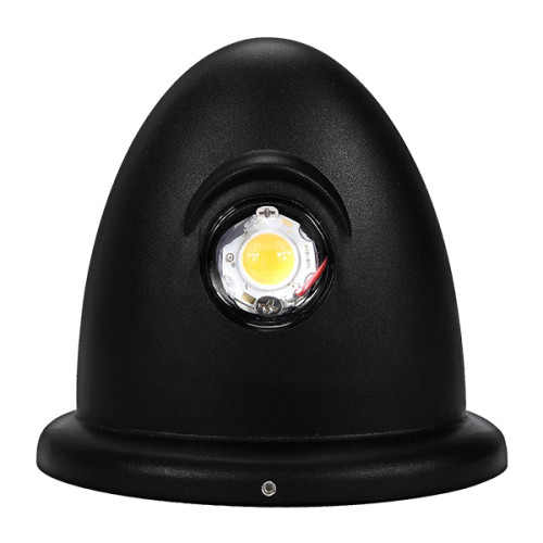 LED Φωτιστικό Τοίχου Αρχιτεκτονικού Φωτισμού Up Down Μαύρο IP65 10 Watt 30° 1400lm 230V CREE Θερμό Λευκό Diommi 93068