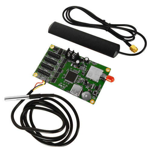Ασύρματος Controller WiFi ZH-M4X με Είσοδο USB και Αισθητήρα Θερμοκρασίας για RGB Κυλιόμενη Πινακίδα LED Diommi 91107