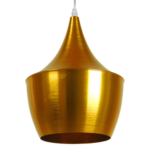 Модерна висяща таванна лампа Единична светлина златна метална камбана Φ24 Diommi NADONG 01544