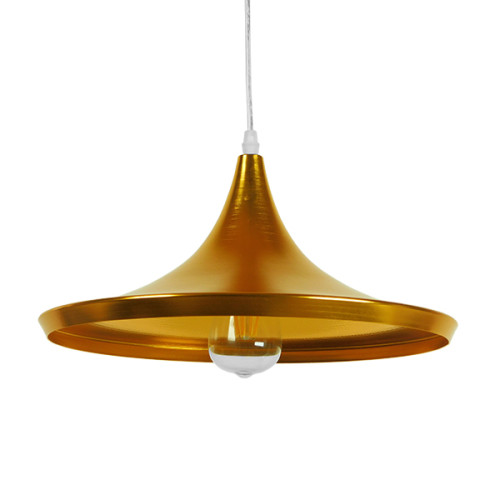 Модерна висяща таванна лампа Единична светлина Златна метална камбана Φ37 Diommi JIAXING 01545