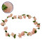 Τεχνητό Κρεμαστό Φυτό Διακοσμητική Γιρλάντα Μήκους 2.2 μέτρων με 18 X Άνθη Κερασιάς Ροζ Σομόν Diommi 09024