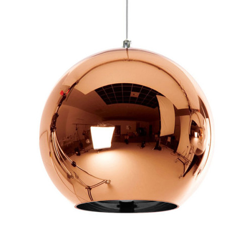 Модерна висяща таванна лампа Единична светлина Стъкло Бронз Никел Φ15 Diommi CANDELA 01309