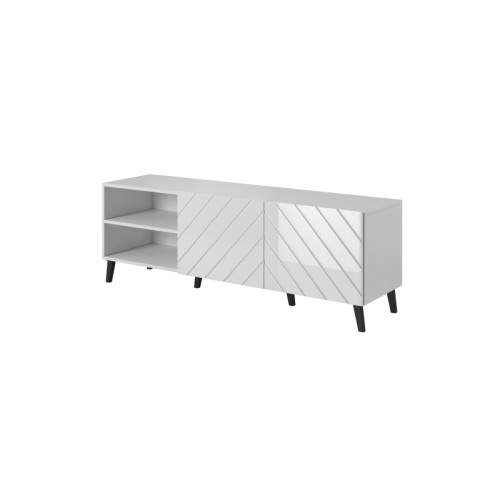 TV stand 150 ABETO mat white/ gloss white DIOMMI CAMA-ABETO-RTV-150-BI/BI TV stand 150 ABETO mat white/ gloss white DIOMMI CAMA-ABETO-RTV-150-BI/BI