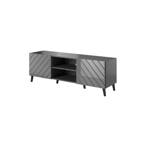 TV stand 150 ABETO mat grey/ gloss grey DIOMMI CAMA-ABETO-RTV-150-GRA/GRA TV stand 150 ABETO mat grey/ gloss grey DIOMMI CAMA-ABETO-RTV-150-GRA/GRA