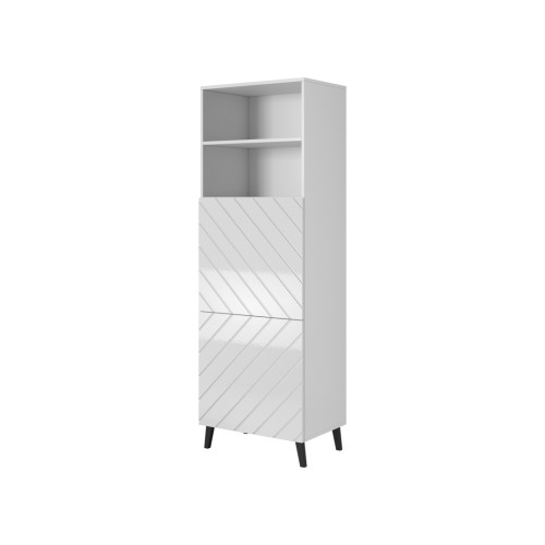CABINET 60 ABETO mat white/ gloss white DIOMMI CAMA-ABETO-WITRYNA-BI/BI CABINET 60 ABETO mat white/ gloss white DIOMMI CAMA-ABETO-WITRYNA-BI/BI