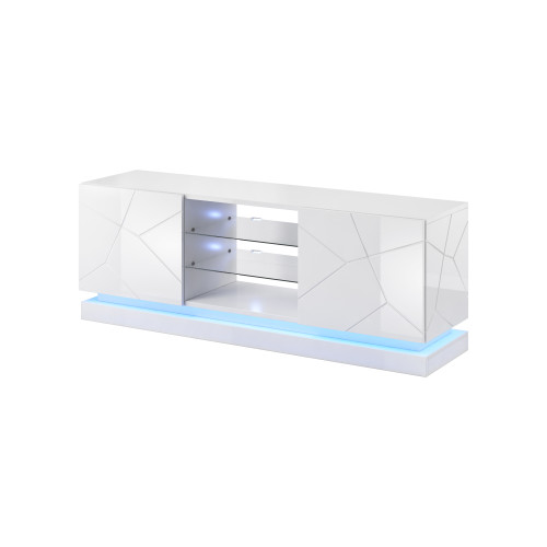 TV stand QIU 160 white DIOMMI CAMA-QIU-160-RTV-BIP TV stand QIU 160 white DIOMMI CAMA-QIU-160-RTV-BIP