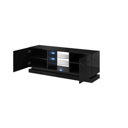 TV stand QIU 160 black DIOMMI CAMA-QIU-160-RTV-CZARNY TV stand QIU 160 black DIOMMI CAMA-QIU-160-RTV-CZARNY