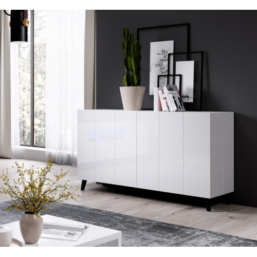 chest of drwewr KOM2D  REJA white gloss/white gloss DIOMMI CAMA-REJA-KOM2D-BI/BI chest of drwewr KOM2D  REJA white gloss/white gloss DIOMMI CAMA-REJA-KOM2D-BI/BI