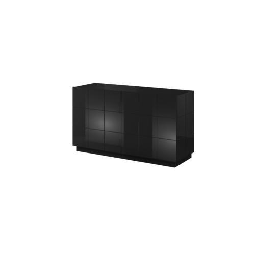 chest of drwewr KOM2D  REJA black gloss/black gloss DIOMMI CAMA-REJA-KOM2D-CZ/CZ chest of drwewr KOM2D  REJA black gloss/black gloss DIOMMI CAMA-REJA-KOM2D-CZ/CZ