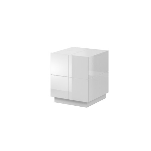 bedside cabinet REJA (set of 2) white gloss/white gloss DIOMMI CAMA-REJA-SZAFKA-NOCNA-BI/BI bedside cabinet REJA (set of 2) white gloss/white gloss DIOMMI CAMA-REJA-SZAFKA-NOCNA-BI/BI