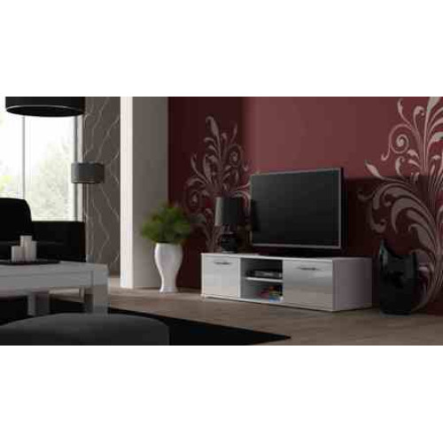 SOHO RTV140 white/white DIOMMI CAMA-SOHO-RTV-140-BIAŁY/BIAŁY POŁYSK