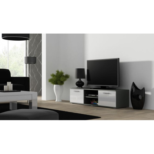 SOHO RTV140 grey/white DIOMMI CAMA-SOHO-RTV-140-SZARY/BIAŁY POŁYSK