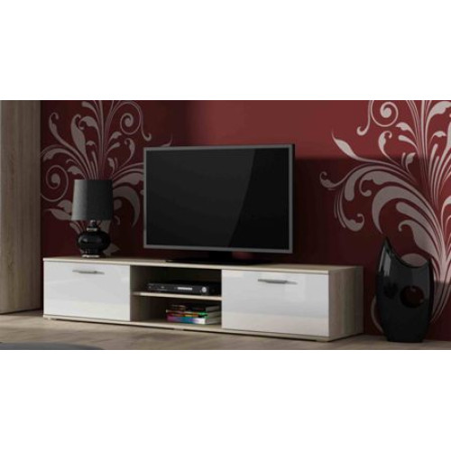 SOHO RTV180 sonoma oak/white DIOMMI CAMA-SOHO-RTV-180-SONOMA/BIAŁY POŁYSK