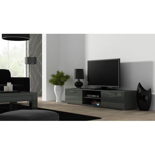 SOHO RTV180 grey/grey DIOMMI CAMA-SOHO-RTV-180-SZARY/SZARY POŁYSK