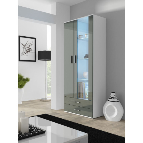 SOHO S6 white/grey DIOMMI CAMA-SOHO-WITRYNA-S6(2D2S)-BI/SZ