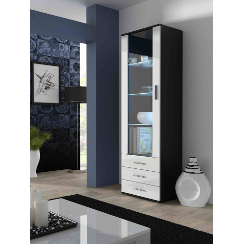 SOHO S1 black/white DIOMMI CAMA-SOHO-WITRYNA-WYSOKA-S1-CZARNY/BI