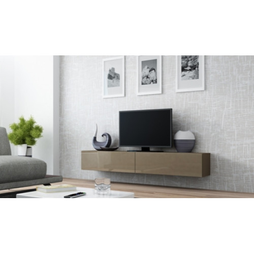 TV Stand VIGO RTV 180 latte/latte DIOMMI CAMA-VIGO-RTV-180-LATTE MAT/LATTE POŁYSK