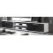 TV Stand ZARA white/black DIOMMI CAMA-ZARA-RTV-BIAŁY/CZARNY POŁYSK