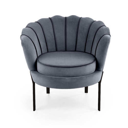ANGELO leisure armchair grey / black DIOMMI V-CH-ANGELO-FOT-POPIELATY