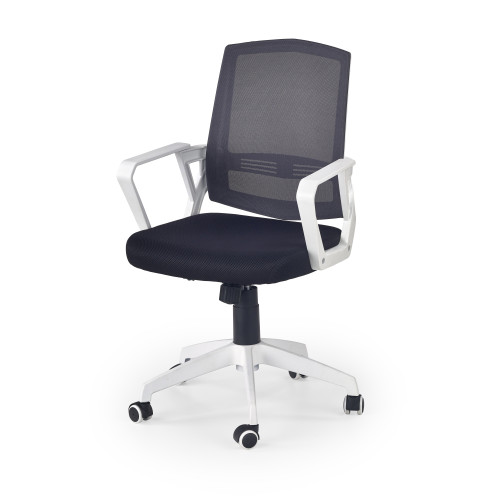 ASCOT office chair, color: black / white / grey DIOMMI V-CH-ASCOT-FOT-BIAŁY
