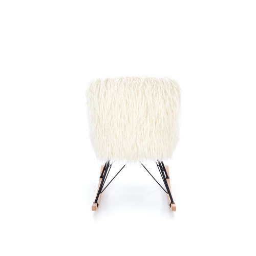 AUSTIN leisure armchair cream / black / natural DIOMMI V-CH-AUSTIN-FOT-KREMOWY AUSTIN leisure armchair cream / black / natural DIOMMI V-CH-AUSTIN-FOT-KREMOWY