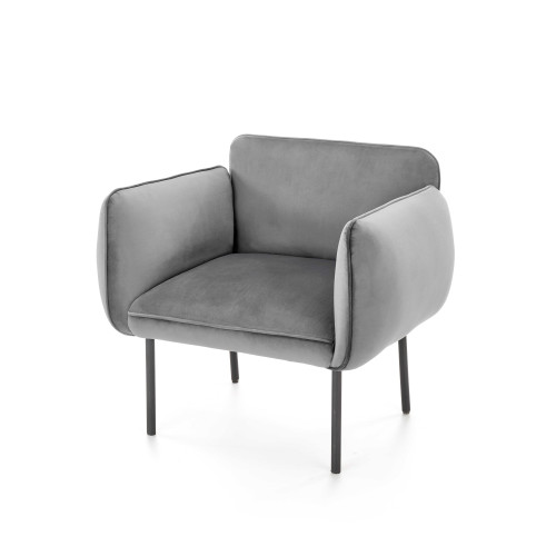 BRASIL leisure armchair grey/ black DIOMMI V-CH-BRASIL-FOT-POPIELATY