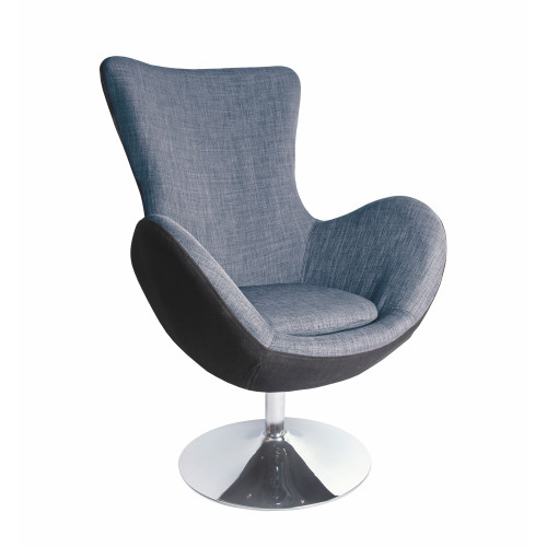 BUTTERFLY leisure chair, color: grey DIOMMI V-CH-BUTTERFLY-FOT-POPIEL