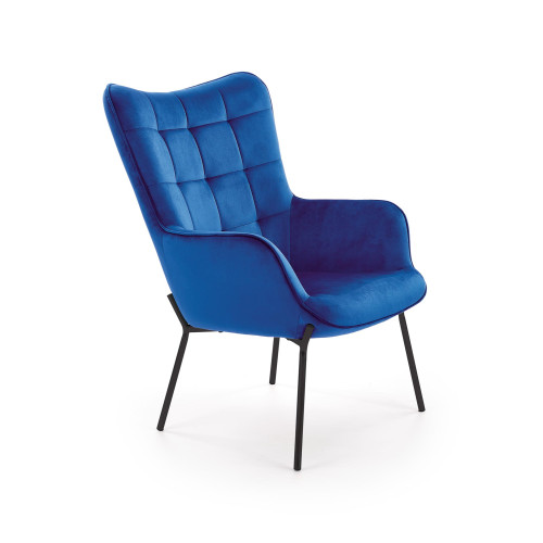 CASTEL l. chair dark blue DIOMMI V-CH-CASTEL-FOT-GRANATOWY