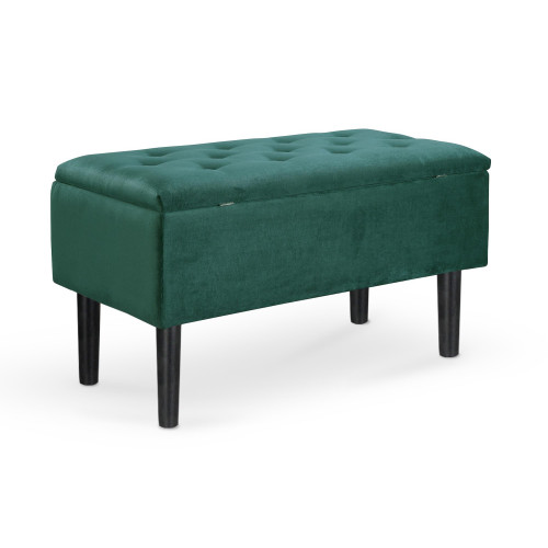 CLEO bench with storage, color: dark green DIOMMI V-CH-CLEO-ŁAWKA-C.ZIELONY