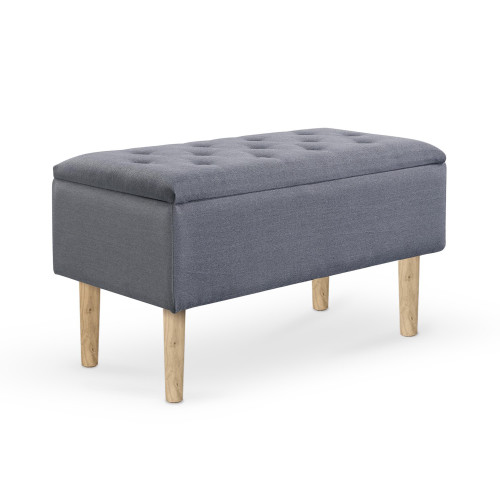 CLEO bench with storage, color: grey DIOMMI V-CH-CLEO-ŁAWKA-POPIEL