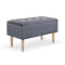 CLEO bench with storage, color: grey DIOMMI V-CH-CLEO-ŁAWKA-POPIEL