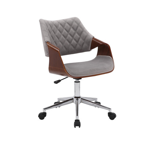 COLT office chair walnut/grey DIOMMI V-CH-COLT-FOT