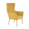 COTTO leisure chair, color: mustard DIOMMI V-CH-COTTO-FOT-MUSZTARDOWY
