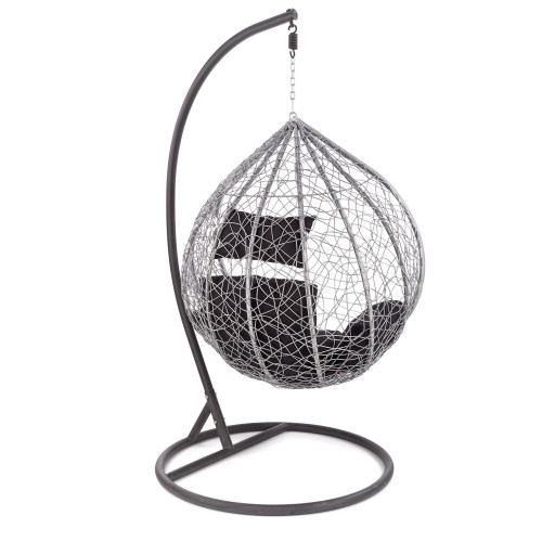 EGGY garden chair black / grey DIOMMI V-CH-EGGY-FOT EGGY garden chair black / grey DIOMMI V-CH-EGGY-FOT