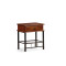 FIONA night stand color: ant cherry/black DIOMMI V-CH-FIONA-SZAFKA_N-CZEREŚNIA_ANT