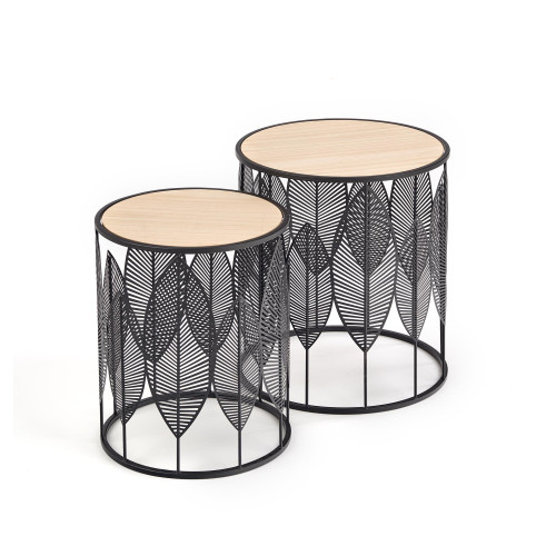 FOLLA set of 2 c. tables DIOMMI V-CH-FOLLA-LAW-CZARNY FOLLA set of 2 c. tables DIOMMI V-CH-FOLLA-LAW-CZARNY