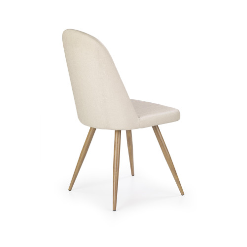 K214 chair, color: dark cream / honey oak DIOMMI V-CH-K/214-KR-C.KREMOWY/D.MIODOWY K214 chair, color: dark cream / honey oak DIOMMI V-CH-K/214-KR-C.KREMOWY/D.MIODOWY