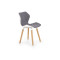 K277 chair, color: grey / white DIOMMI V-CH-K/277-KR-POPIEL
