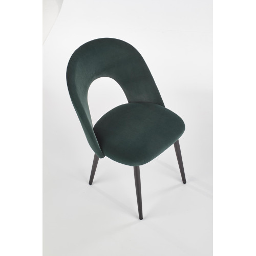 K384 chair, color: dark green DIOMMI V-CH-K/384-KR-C.ZIELONY K384 chair, color: dark green DIOMMI V-CH-K/384-KR-C.ZIELONY