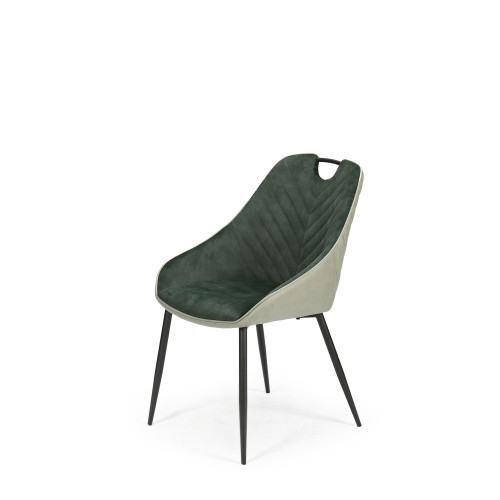 K412 chair, color: dark green / light green DIOMMI V-CH-K/412-KR-C.ZIELONY/J.ZIELONY