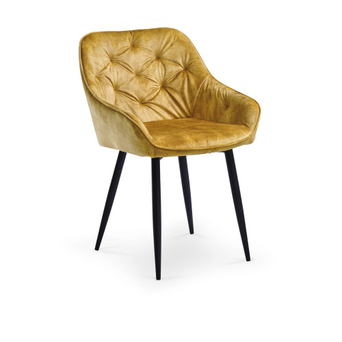 K418 chair, color: mustard DIOMMI V-CH-K/418-KR-MUSZTARDOWY
