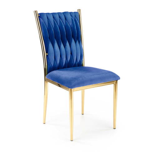 K436 chair color: dark blue / gold DIOMMI V-CH-K/436-KR-GRANATOWY/ZŁOTY